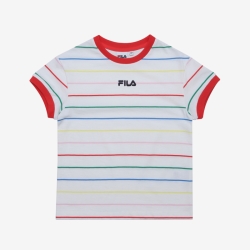 Fila Gelato Round - Tytön Poolopaita - Valkoinen | FI-55746